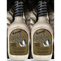 2 x 48oz Johnny's Great Classic Caesar Salad Dressing Zesty