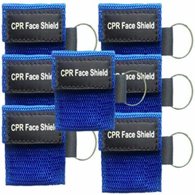 7 CPR Face Shield Mini Pocket Keychain One-way Valve Protective Barrier First Aid Rescue Masks