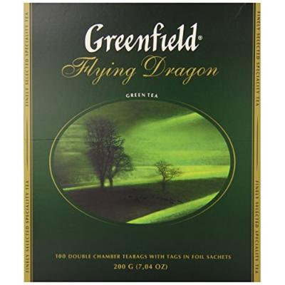 Greenfield Tea, Flying Dragon, 100 Count