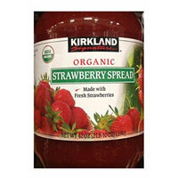 Kirkland Signature Organic Strawberry Spread - 42 Oz (2lb), Made with Fresh Strawberries, 65% Fruit, Preserves, Jam