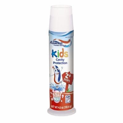 Aquafresh Kids Cavity Protection Toothpaste, Bubblemint 4.6 oz (130.4 g) Pack of 12