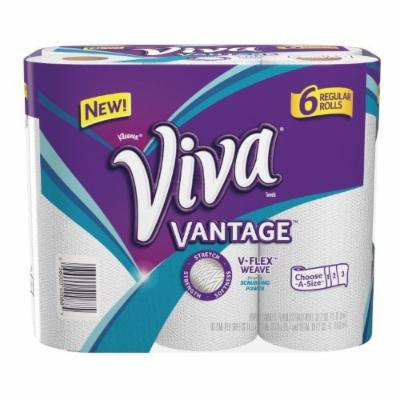 Viva Vantage Roll Choose-a-Size Towels, Regular, 6 Count (Pack Of 8)