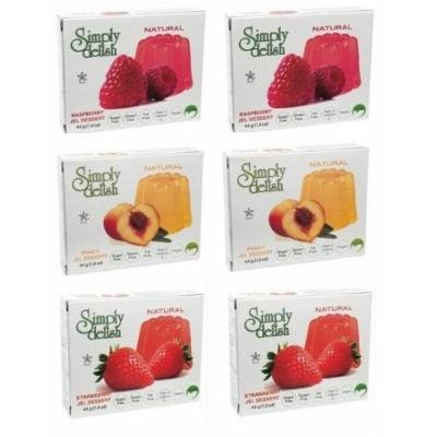 Simply Delish Dessert Jel Top Sellers Variety 6 Pack