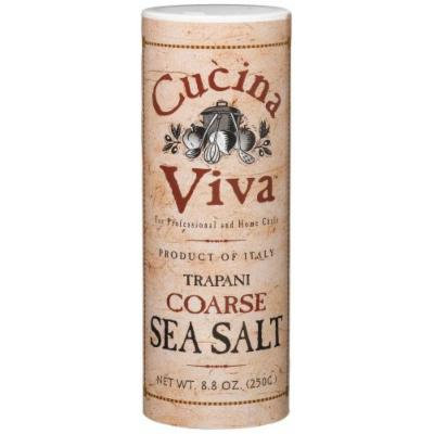 Cucina Viva Trapani Sea Salt, Coarse, 8.8-Ounce Packages (Pack of 6)