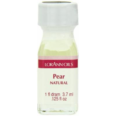 LorAnn Oils Flavorings and Essential Oils, Pear, 0.125 Ounce (Pack of 12)