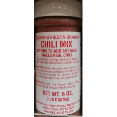 Bolner's Fiesta Brand Chili Mix 6 Oz (Pack of 3)