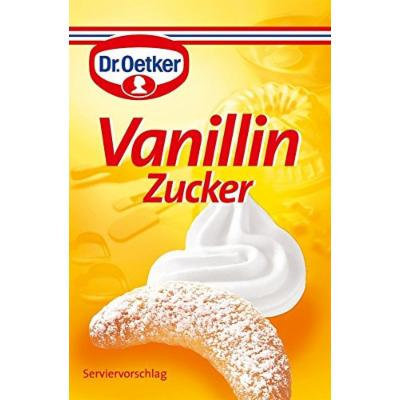 Dr. Oetker Vanillin Zucker (Vanilla Sugar) (4 x 5 bags)