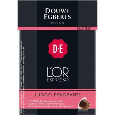Douwe Egberts L'or Espresso Lungo Fragante Pack of 6 - 6x10 - Nespresso Compatible