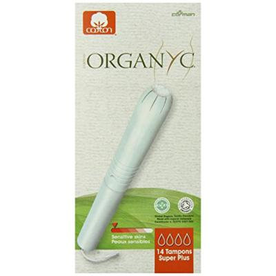 Organyc 100% Organic Cotton Applicator Tampons Super Plus, 42 Count
