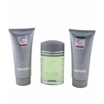 Carrera Pour Homme Giftset 3.4 oz EDT+ 6.8oz Aftershave Balm+ 6.8oz Shower Gel Exclusive at JAD Perfumes INC.