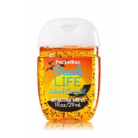 Bath & Body Works Beach Life Island Coconut Pocketbac - Bath & Body Works Oval Antibacterial Hand Sanitizer Gel