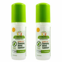 BabyGanics Alchohol Free Foaming Hand Sanitizer On-the-Go, 50 ml (1.69-Ounce) Bottles (Pack of 2)