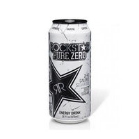 Rockstar Pure Zero Silver 16oz- 24 Pack