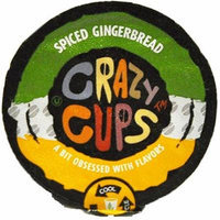 Crazy Cups Spiced Gingerbread Flavored Coffee Single Serve Cups