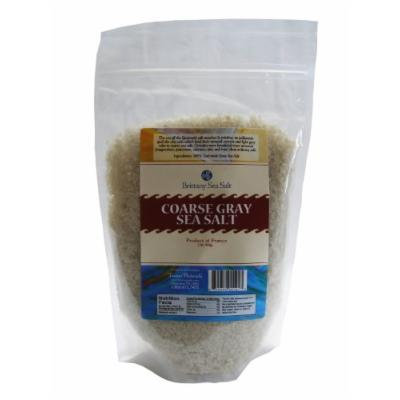 Coarse Gray Sea Salt From Guérande 2 Lb Stand up Pouch