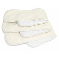 BabyKicks 3 Count Combo Diaper Insert, Natural