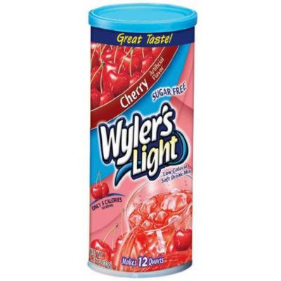 Wyler's Light Soft Drink Mix, Cherry, 1.16-Ounce (Pack of 6)