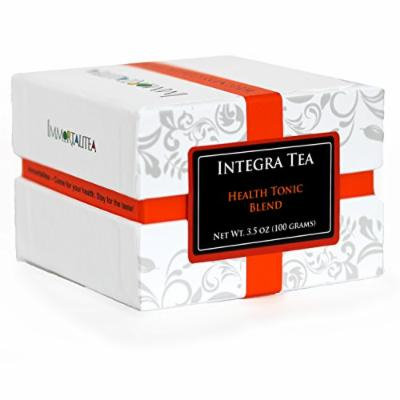 Slimming Integra Tea ~ Herbal Blend of Jiaogulan, White Mulberry, Tulsi and Oolong ~ Fresh Loose Leaf ~ Find Your Ideal Weight ~ 60 Days Money Guarantee ~ 100 Grams