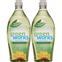 Green Works Natural Dishwashing Liquid Original Scent Value Pack, Pack of Two, 44 fl oz Total (Packaging May Vary)