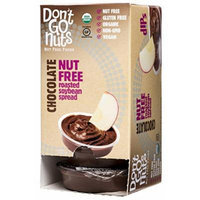 Don't Go Nuts Nut-Free Organic Roasted Soybean Spread Dips, Chocolate, (Pack of 8)