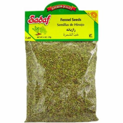 Sadaf Fennel Seed (Semillas De Hinojo), 6-ounce (Pack of 12)