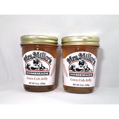 Mrs. Miller's Amish Homemade Corn Cob Jelly 8 Oz. - Pack of 2 (Boxed)