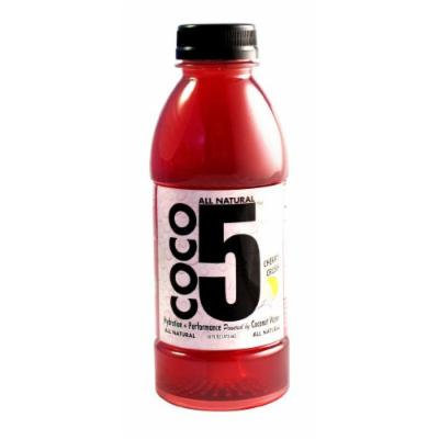 Coco5 All Natural Coconut Water, Cherry Crush, 16 fl. oz. ,12 Count