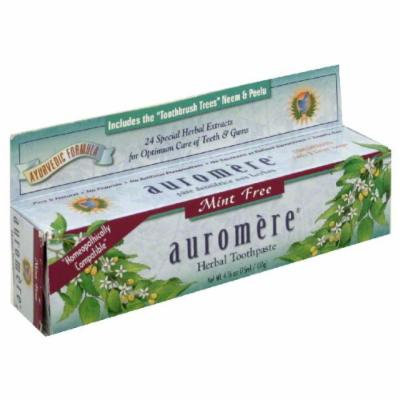 Auromere Ayurvedic Homeopathic Herbal Toothpaste, 4.16 Ounce -- 12 per case.