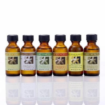Bakto Flavors Natural Collection, Tropical, Six pk, 1oz bottles