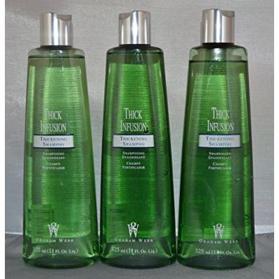 Graham Webb Thick Infusion Thickening Shampoo 11 oz (3 pack)
