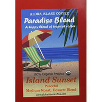 Aloha Island Coffee, Organic Island Sunset Medium Roast, Soft Coffee Pods for Senseo and All Soft Pod Coffee Brewers, 18 Pods, Reusable Adapter for Brewing