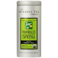 Octavia Tea Emerald Spring (Organic Green Tea) Loose Tea 1.76 Ounce Tin