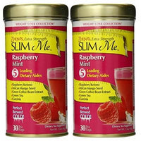 Zhena's Gypsy Tea Extra Strength Slim Me Green Tea, Raspberry Mint, 30 Count (Pack of 2)