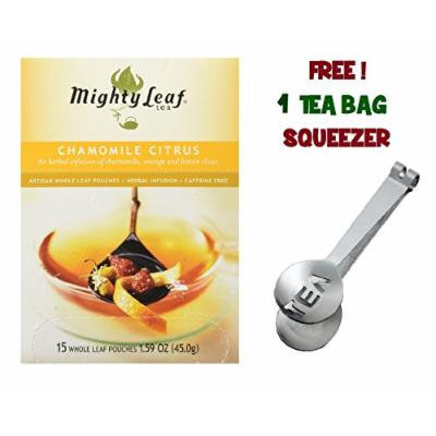 Mighty Leaf Tea ,Chamomile Citrus Blossom ,(with FREE Tea Bag Squeezer) (1 Pack)