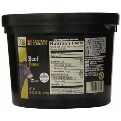 Custom Culinary Gold Label Base, Beef, 4 Pound
