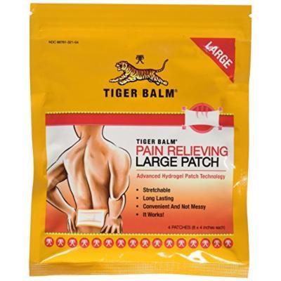 Tiger Balm Pain Relieving Patch, Large, 6 Count