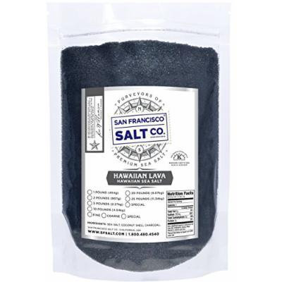 Black Lava Hawaiian Salt (10lb bag Fine Grain)