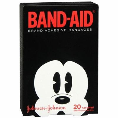 Band-Aid - Children's Adhesive Bandages, Disney Mickey Mouse, Assorted Sizes 20 ea Pack of 6