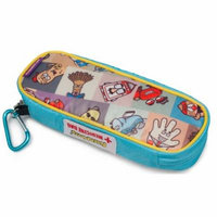 AllerMates - Allergy Medicine Carrying Case for EpiPen® or Auvi-Q® auto-injectors: Squares Pattern - Epipen Case