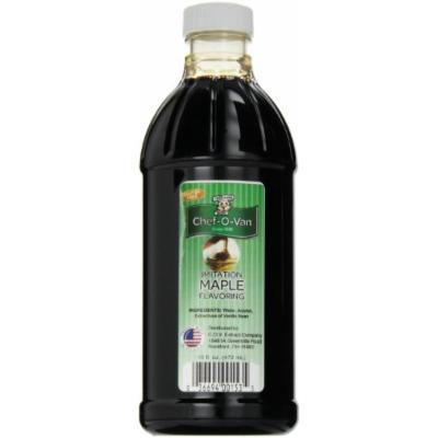 Chef-O-Van Natural Flavoring Extracts, Imitation Maple Flavor, 16 Ounce