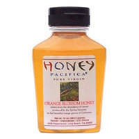 Honey Pacifica Orange Blossom Honey, 12 oz. Squeeze Jar, Unfiltered, Unprocessed Honey Direct From a California Beekeeper