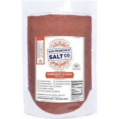 Traditional Hawaiian Alaea Salt (25lb bulk bag Fine Grain)