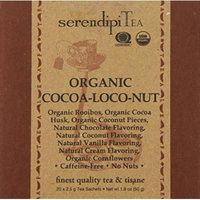 SerendipiTea Organic Tea Cocoa-loco-nut, 20 Count (Pack of 8)