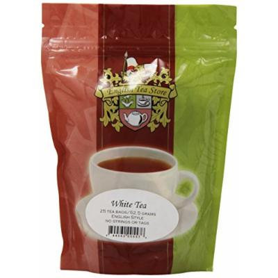 English Tea Store White Teabags, 25 Count