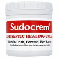Sudocrem 2 X Antiseptic Healing Cream For Napkin Rash, Eczema Or Bed Sore - 125G Each