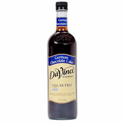 DaVinci SUGAR FREE German Chocolate Cake Syrup w/ Splenda 750 mL