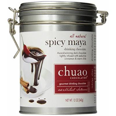 Chuao Gourmet Drinking Chocolate 12 Oz. Tin Can (Spicy Maya)
