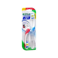G-u-m Folding Travel Toothbrush, Soft, Assorted 2 Each