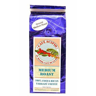 Cafe Scipio Ground Coffee, Medium Roast, 1-Pound Bags (Pack of 2)