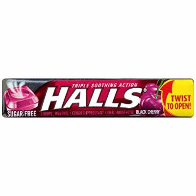 Halls Sugar Free Sticks, Black Cherry, 9-Drop Sticks (Pack of 20)